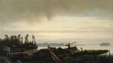 Sannavann (olja på duk)