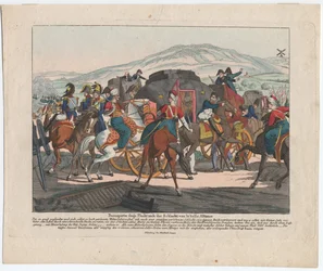 Napoleons flykt efter slaget vid Waterloo