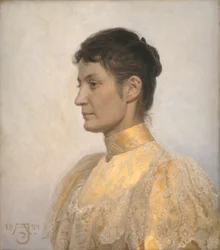 Porträtt av Marie Oppermann