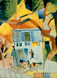 Innergården till lanthuset i St. Germain
