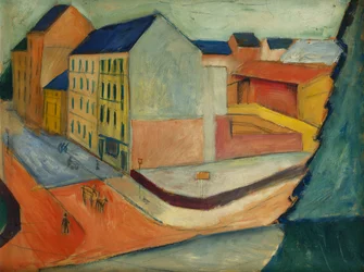 Vår gata med ridbana, Bonn, 1913