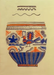 Vas med fågel I
