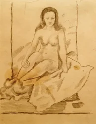 Naken kvinna 70