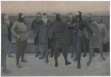 Illustration till Njalsaga