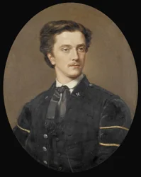 August Prinzhofer porträtt väpnare