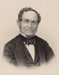 Porträtt av kompositören Albert Methfessel 1785-1869.