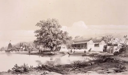 Mandarins hus på Macao-Kantonkanalen, skylt 20 från 