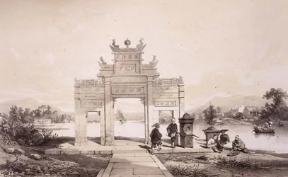 Triumfbåge på Macao-Kantonkanalen, plåt 19 från 
