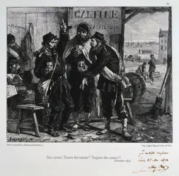 Kanoner! Mer vapen!! Alltid vapen!!! Belägringen av Paris, december 1870 1872