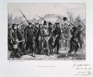 Preussiska fångar, fransk-preussiska kriget, 1870 1872.