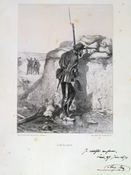 Belägring av Paris, fransk-preussiska kriget, 1870 1871.