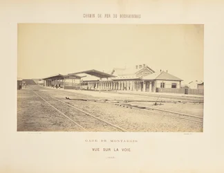 Montargis station, vy över spåret