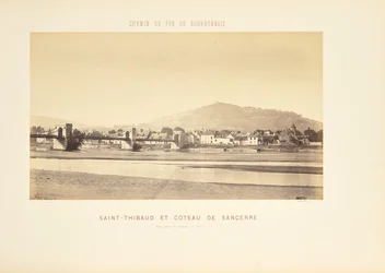 Saint-Thibaud och Coteau de Sancerre, utsikt från Chemin der Fer