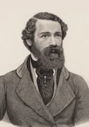 Porträtt av kompositören Joseph Network 1808-1864, c. 1850.
