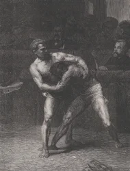 Wrestlers The Wrestlers, från Le Monde Illustré, 22 maj 1875.