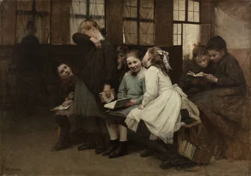 En retenue, ca 1888 (olja på duk)
