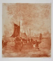 Fiskebåtar (ritning)
