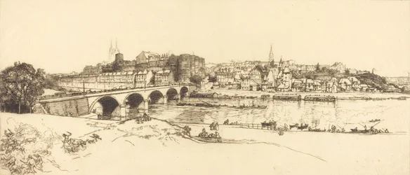 Angers - Panoramautsikt Angers - Panoramautsikt, 1912.