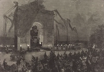 Victor Hugos begravning. Vakan, 1885.