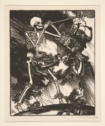 Death and Discord will Rain on the Earth, från The War of 1914, första serien, nr. 7