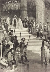 Kröningen av kejsar Alexander III av Ryssland, 27 maj 1883.