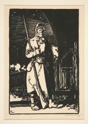 Le G. V. C. (Kommunikationskanalernas vakter), från Kriget 1914, första serien, nr. 9