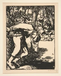 The Francs-Tireurs (Sharpshooters), från The War of 1914, första serien, nr. 11