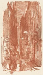 Rue Saint-Severin, publicerad 1901.