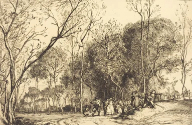 Sommar i Saint-Martin, det förflutna bröllopet Ete de la Saint-Martin, la noce qui passe, 1908.