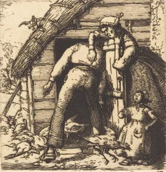 The Poulterer, Vendee The Poulterry, Vendee, 1908.