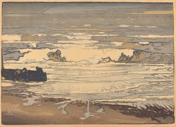 Unfurled Waves, Flod of September 1901 (Les lames deferlent, maree de Septembre 1901)