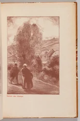 Katalog över utställningen av Auguste Lepère: Return from the Fields..., 1908.