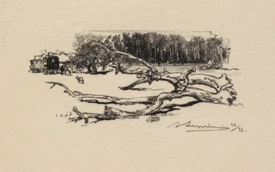 Fontainebleau Forest: Crossroads of the Thorn The Forest of Fontainebleau: Crossroads of the Thorn, 1890.