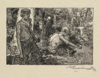 Fontainebleau Forest: Gatherine liljekonvalj