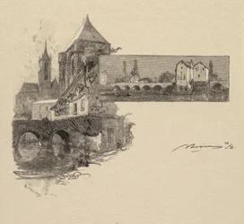 Fontainebleau-skogen: Moret, vedbruket La Forêt de Fontainebleau..., 1890.