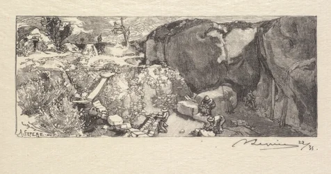 Fontainebleau-skogen: Sandstensbrott
