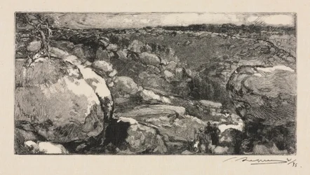 Fontainebleau Forest: The Cirque of Long-Rocher, 1888.