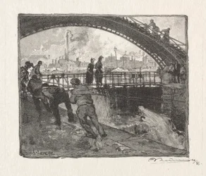 LEcluse du Canal St. Martin, 1890.