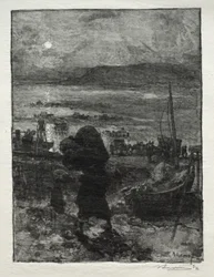 Skörden av sand.