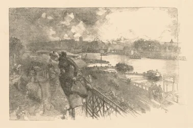 Seinen vid Pont dAusterlitz, 1866.