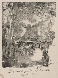Boulevarden nära Vaudeville.