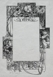 Parisalmanackan, 1897: Dekorativ kant, sommar