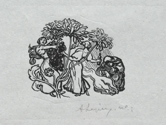 Parisalmanacka, 1897: slutvignett, höst, 1897.