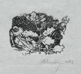Paris-almanackan, 1897: Svansstycke, vinter, 1897.