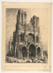 Reims katedral.