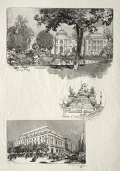 Illustrerad Rouen: Museet, Fontaine St. Marie, The Theatre of Arts, 1896.