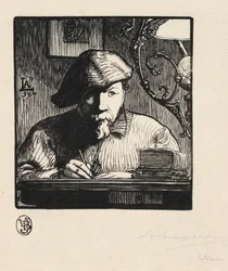 Självporträtt, 1895.