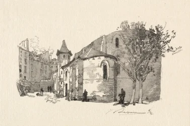 St. Julien le Vauvre, Exteriörvy.