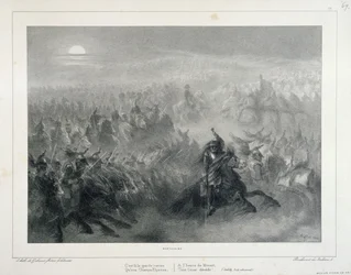 Litografiskt album från 1837, nr 12: Detta är den stora revyn (...)