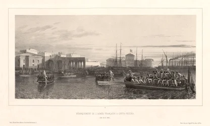 Franska arméns landstigning vid Civita-Vecchia den 25 april 1849